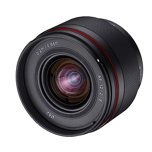 Weitwinkelobjektiv SAMYANG AF 12mm F2.0 E Objektiv für Sony E