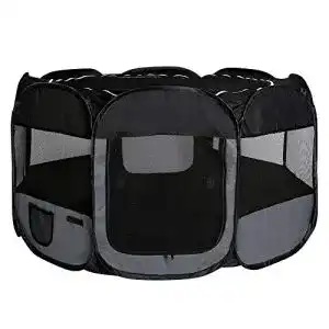 Welpenauslauf lionto aus oxfordgewebe tierlaufstall 110 cm o