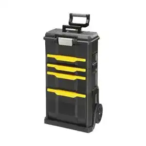 Werkzeugtrolley stanley rollende werkstatt aus metall kunststoff