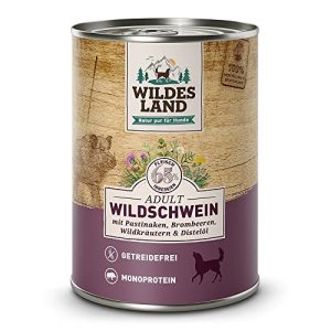 Wildes-Land-Hundefutter WILDES LAND Adult Wildschwein 6 x