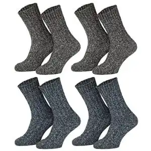 Wintersocke piarini 4 paar norwegersocken damen herren