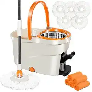 Wischsystem masthome wischmopp und eimer setbodenwischer mit 145cm