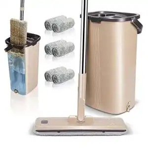 Wischsystem myiosus wischmopp set mit eimer putzeimer mit wischmop