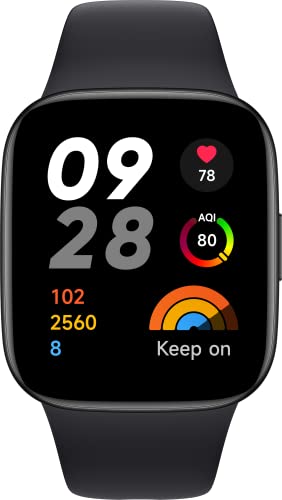 Xiaomi-Smartwatch Xiaomi Redmi Watch 3, Schwarz