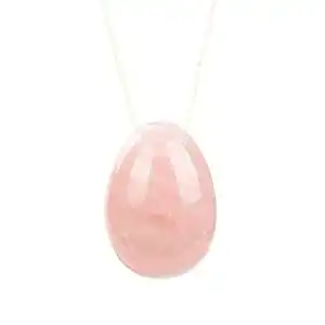 Yoni ei lapis vitalis rosenquarz 40 x 30 mm yoni egg zur staerkung