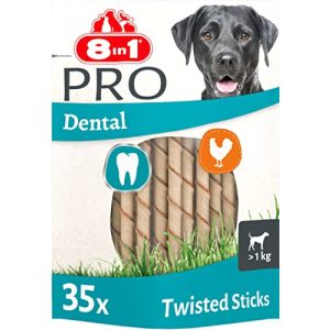 Zahnpflege Hund 8in1 Pro Dental Twisted Sticks, Kaustangen
