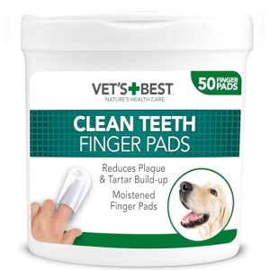 Zahnpflege Hund Vet’s Best Hunde Zahnreinigungstücher 50 Stück
