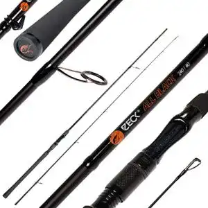 Zanderruten zeck all black rute 240m 40g spinnrute
