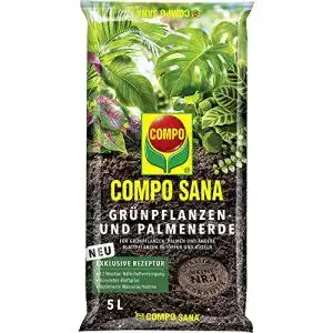 Zimmerpflanzenerde compo sana gruenpflanzenerde und palmenerde