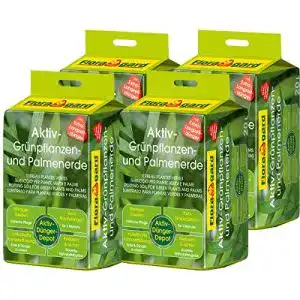 Zimmerpflanzenerde floragard aktiv gruenpflanzen und palmenerde