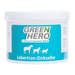 Zink für Pferde Green Hero Lebertran-Zinksalbe, 500g - zink fuer pferde green hero lebertran zinksalbe 500g