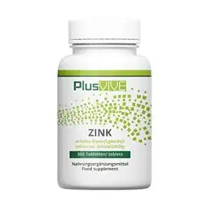 Zink plusvive 365 tabletten jahresvorrat hochdosiert 25 mg