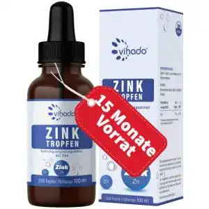 Zink vihado tropfen hochdosiert schneller als tabletten