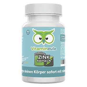 Zink Vitamineule Kapseln, 25 mg hochdosiert vegan