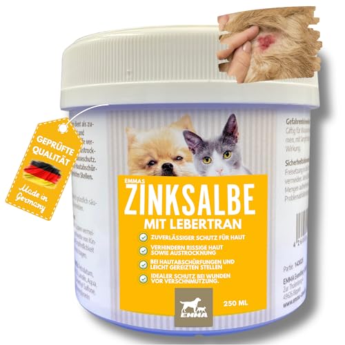 Zinksalbe EMMA Lebertran-, Wundsalbe Wundcreme Hund Katze