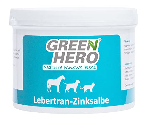 Zinksalbe Green Hero Lebertran-, 500g, bei Hautproblemen