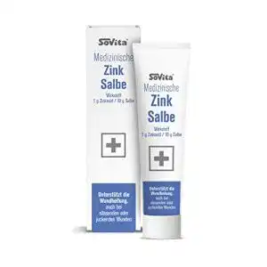 Zinksalbe sovita medizinische zink salbe unterstuetzt