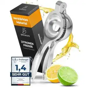 Zitruspresse manuell brendo premium zitronenpresse universelle
