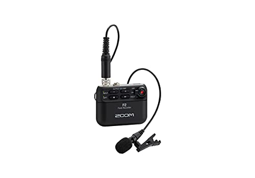 Zoom-Recorder Zoom F2/B Feldrekorder und Lavalier-Mikrofon