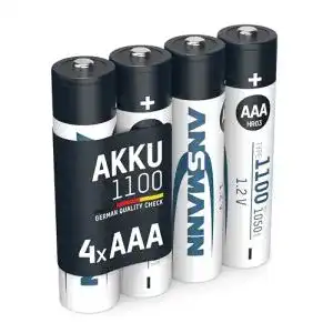 Aaa akku ansmann akku micro aaa 4 stueck 1050 mah 12v ni mh