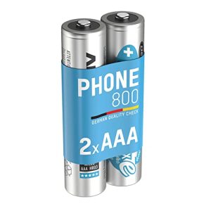 AAA-Akku Ansmann Telefon Akku Micro AAA LR03 800mAh 1,2V NiMH