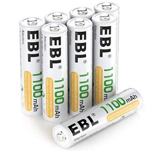 AAA-Akku EBL AAA Akku 1100mAh 8 Stück – wiederaufladbare Batterien