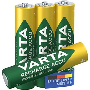 AAA-Akku Varta Batterien AAA, wiederaufladbar, 4 Stück, Recharge