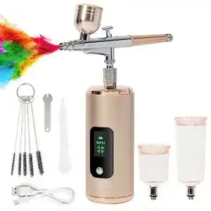 Airbrush set pelcas airbrush set spritzpistole mit kompressor