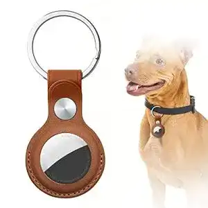 Airtag anhaenger aicase schutzhuelle aus pu leder