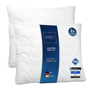 Allergiker kopfkissen lileno home kopfkissen 80x80 2er set