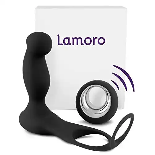 Analvibrator Lamoro Analplug Dildo mit Fernbedienung und 7 Vibrationsmodi