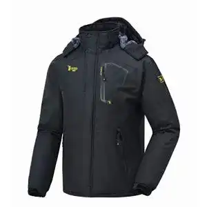 Angeljacke donhobo herren fleecejacke winter wasserdicht warme