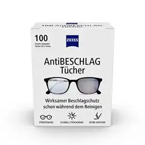 Antibeschlagtuch zeiss antibeschlag tuecher 100 stueck