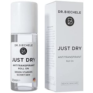 Antitranspirant Dr. Biechele, Just Dry, Deo gegen starkes Schwitzen