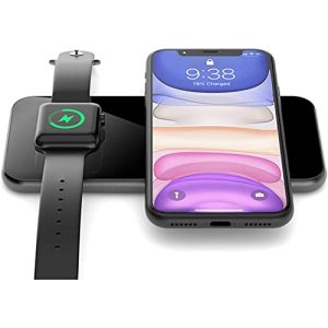 Apple-Watch-Ladegerät Hinyx 3 in 1 Kabellose Ladestation, Qi Fast