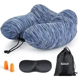 Aufblasbares nackenkissen icoolio nackenkissen flugzeug