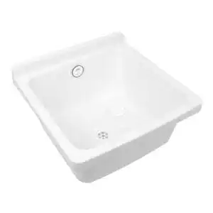 Ausgussbecken sanitop wingenroth in weiss 40 cm
