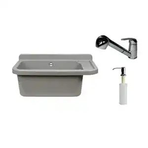 Ausgussbecken vbchome 50 cm x 34 cm x 21 cm spuelbecken