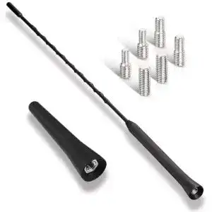 Autoantenne izyufan 2 stk 65cm 24cm kurze auto antenne ersatz