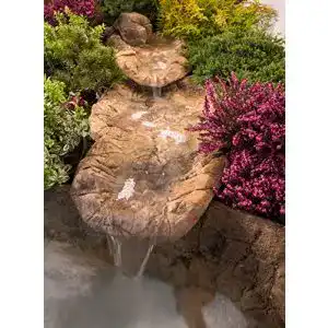 Bachlauf atg line wasserfall gartenteich schalen set 135 x 50cm