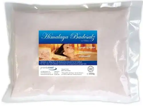 Badesalz Prontomed aus Pakistan – Naturbelassenes Kristallsalz 1000g