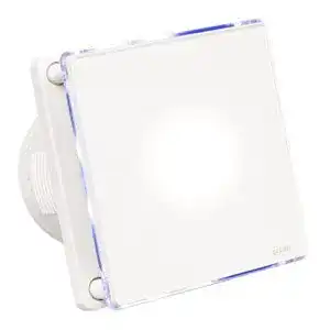 Badluefter sterr weisser 100 mm mit led timer