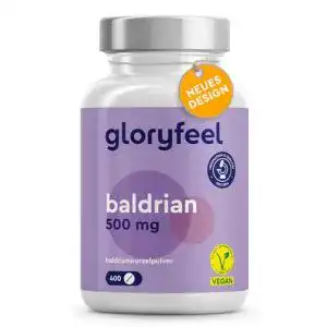 Baldrian dragees gloryfeel baldrian hochdosiert 400 vegane