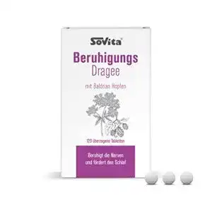 Baldrian dragees sovita beruhigungs dragees baldrian hopfen