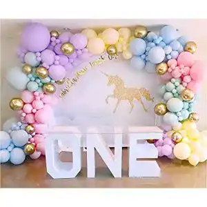 Ballonbogen banyeyun luftballon girlande pastell 171stueck regenbogen