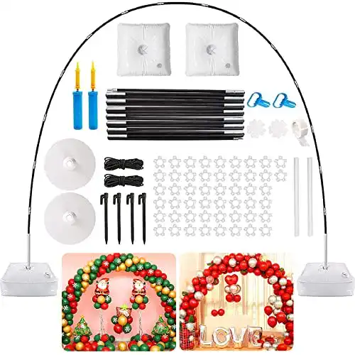 Ballonbogen Set mit Stand Kit und Basis, 2,7 x 3 m