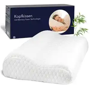 Bambus kissen dosci memory foam kissen mit bambus bezug