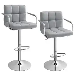 Barhocker songmics 2er set barstuhl hoehenverstellbar