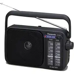 Batterieradio panasonic rf 2400deg k tragbares radio mit griff