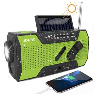 Batterieradio UNIQUEBELLA Solar Radio, tragbares Notfall Radio